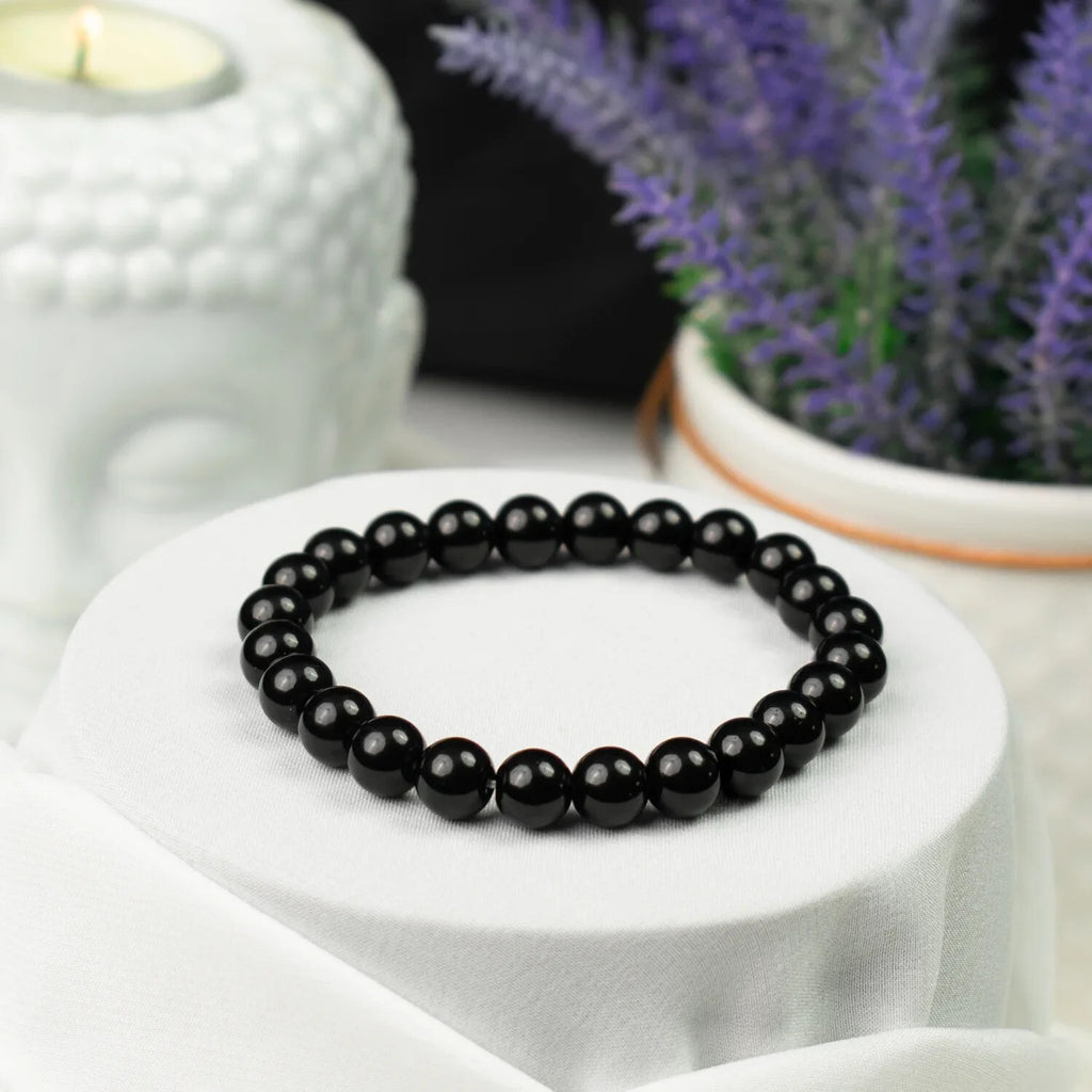 Black Obsidian Crystal Bracelet