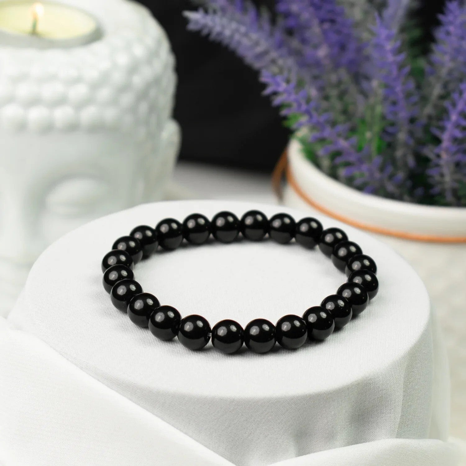 Black Obsidian Crystal Bracelet