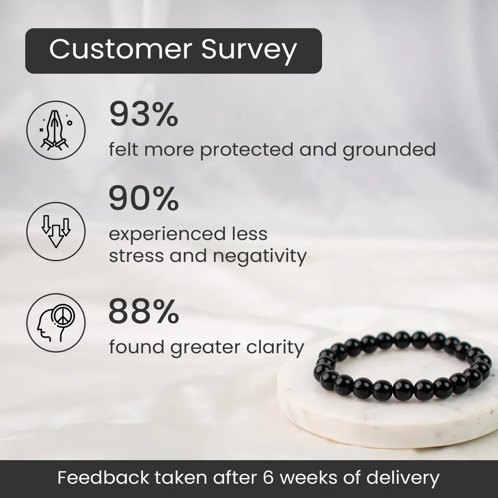 Black Obsidian Crystal Bracelet