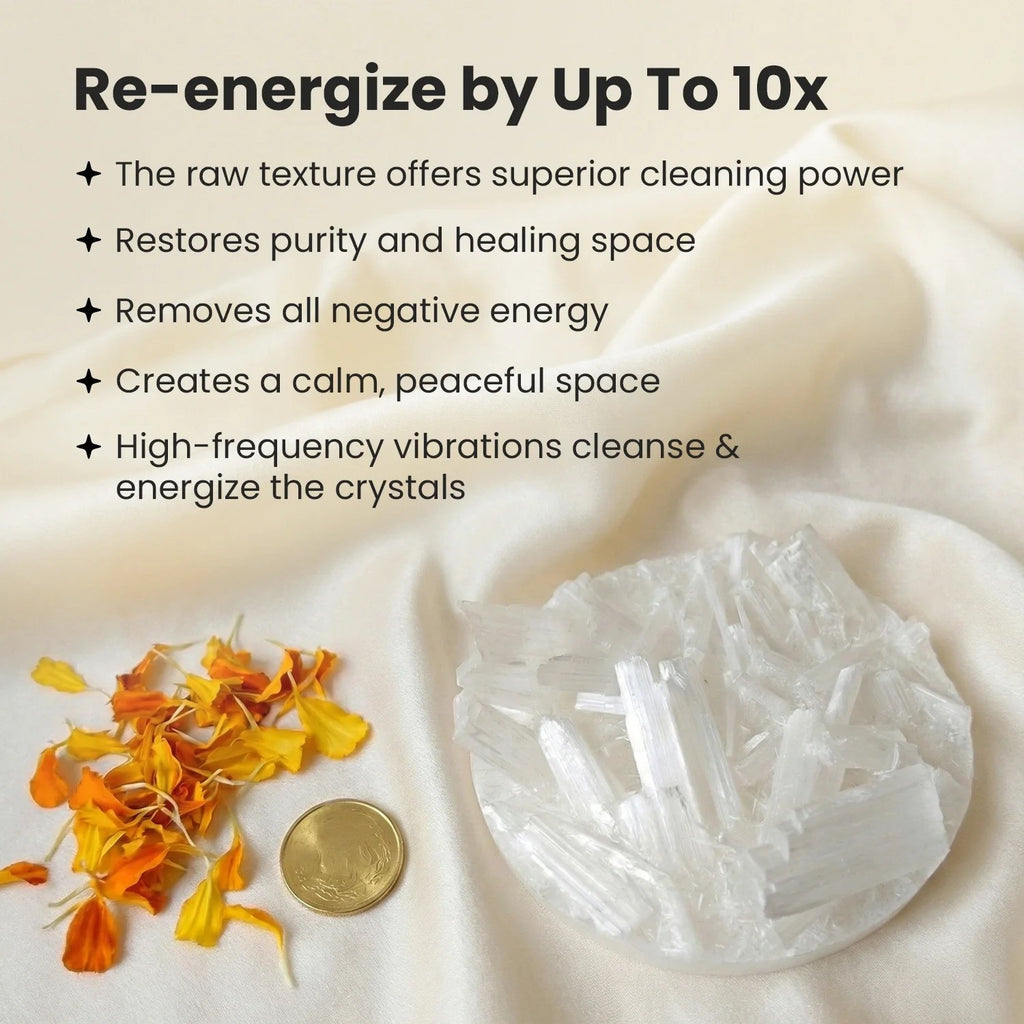 Raw Pyrite Bracelet with FREE Raw Selenite Plate