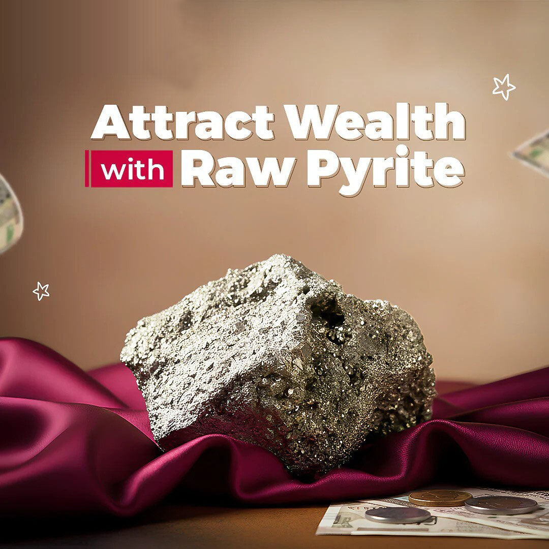 Raw Pyrite Geode Stone [ 30-50gms ] Main image